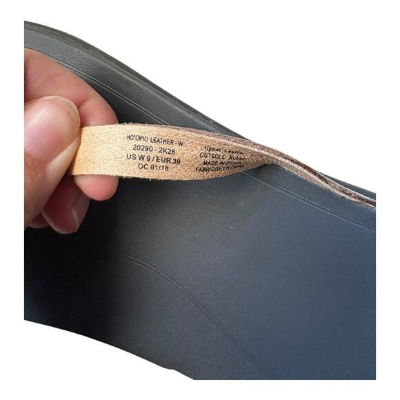 OluKai Women's Ho'opio Leather Flip Flop US W9 EU 39 - Picture 6 of 6